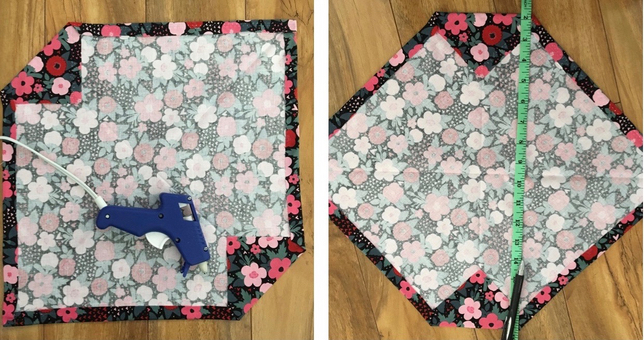 Measuring fabric for pet bandana