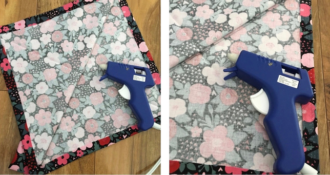 Glue gun for pet bandana DIY