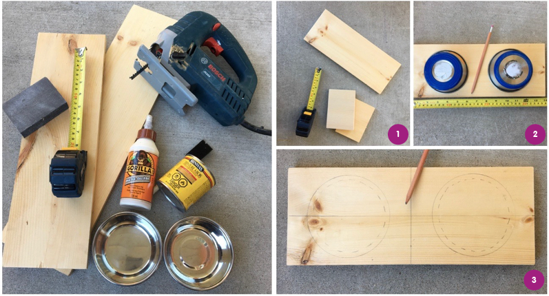 Pet DIY - Elevated bowl stand