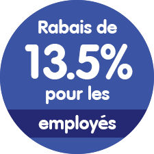 13.5% Discount for CAA Employees